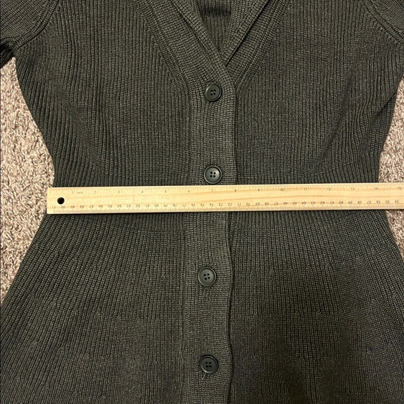 Belle poque gray women’s Vintage Cardigan Sweater size large - Picture 9 of 10